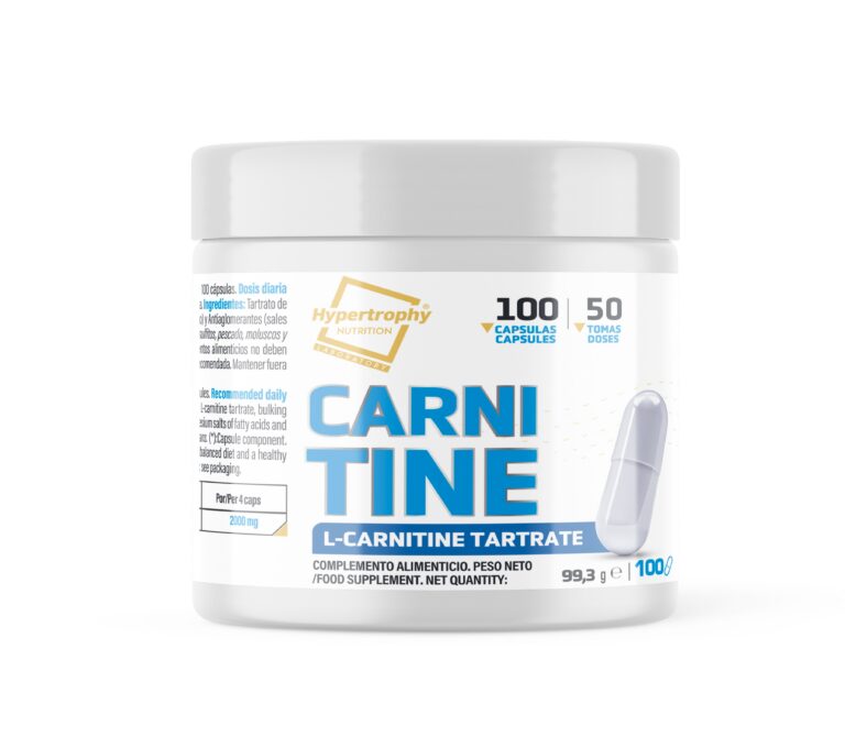 L-Carnitina 500mg | Queimador de Gordura à Base de Aminoácidos | 100 Cápsulas