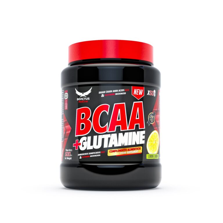 BCAA + Glutamina | Aminoácidos + Glutamina | 500g