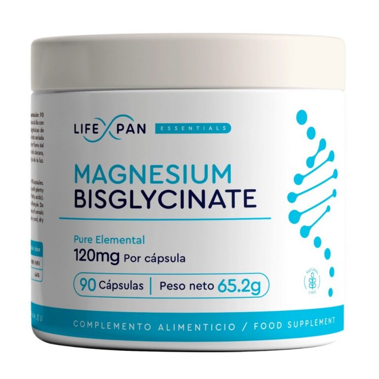 BISGLICINATO DE MAGNÉSIO 90 cápsulas.