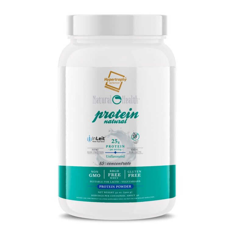 Concentrado de 85% proteína de leite - Sabor Neutro | 900g natural sem aditivos