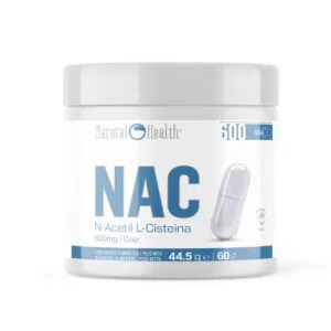 NAC 600mg | N-Acetilcisteína | 60 Cápsulas