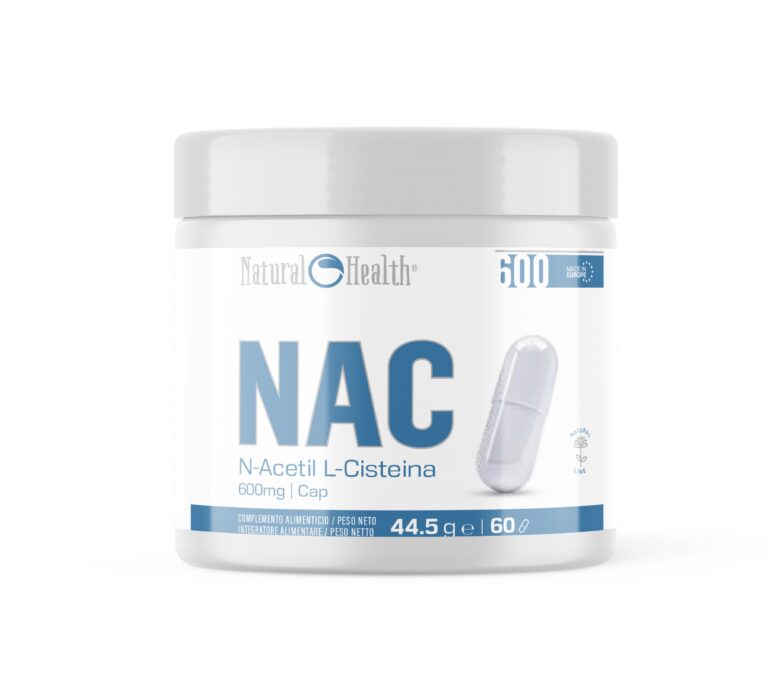 NAC 600mg | N-Acetilcisteína | 60 Cápsulas