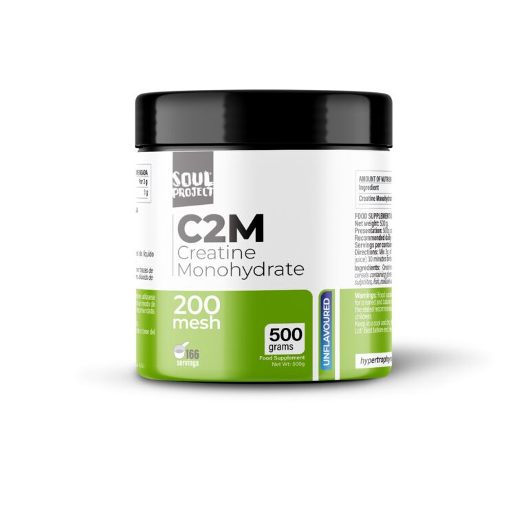 Creatina Monohidratada C2M | Creatina Micronizada | 500g