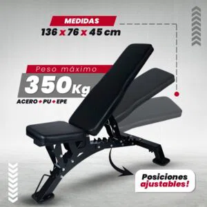 Banco de Musculação Inclinável Ajustável