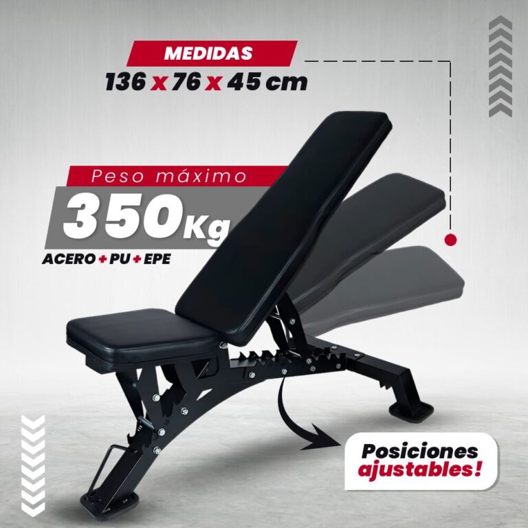 Banco de Musculação Inclinável Ajustável