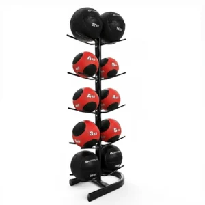 Suporte Vertical para Wall Ball e Bolas Medicinais