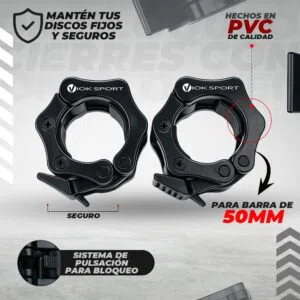 Molas de Bloqueio para Barra Olímpica Viok Sport