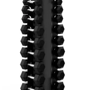 Set De Halteres Hexagonais 1-10 KG Com Suporte Vertical TH10