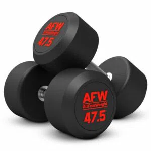 Halteres de Borracha R Plus 47,5kg
