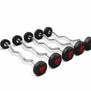 Kit 5 Barras Z Em Borracha R Plus 10 A 30 Kg