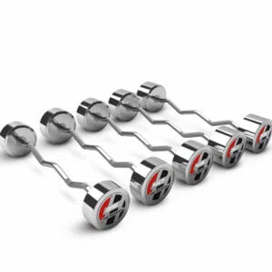 Kit De 5 Barras Z Para Bíceps 35 A 55 Kg Iron