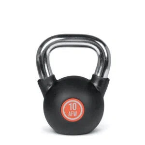 Kettlebell Em Borracha Black 10KG