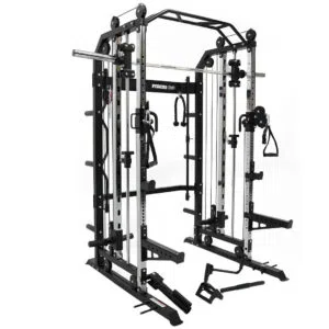 MS-08 All-In-One Trainer - Rack, Máquina Smith E Multifunções + Polias
