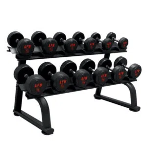 Rack Para Halteres 2 Prateleiras 6 Pares