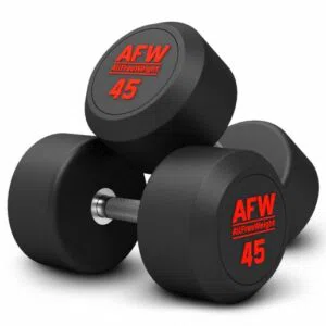 Halteres de Borracha R Plus 45kg