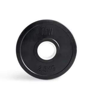 Discos Fracionados Bumper Negros 2,5 Kg