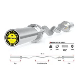 Barra Premier Z Curl Cromada 120 Cm