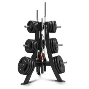 Suporte De Discos E Barras Etenon Fitness Para 3 Barras
