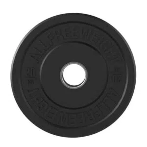 Disco Bumper De Borracha Preto 20kg