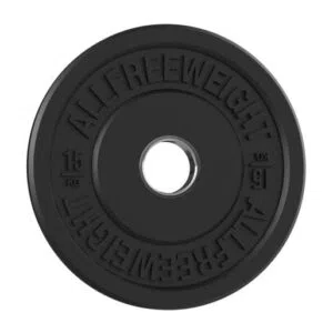 Disco Bumper de Borracha Preto 15kg